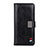 Leather Case Stands Flip Cover L08 Holder for Realme V15 5G Black