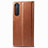 Leather Case Stands Flip Cover L08 Holder for Sony Xperia 5 II