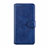 Leather Case Stands Flip Cover L08 Holder for Xiaomi Poco M2 Pro Blue