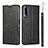 Leather Case Stands Flip Cover L09 Holder for Huawei P Smart Pro (2019) Black