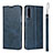 Leather Case Stands Flip Cover L09 Holder for Huawei P Smart Pro (2019) Blue