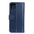 Leather Case Stands Flip Cover L09 Holder for Samsung Galaxy A71 4G A715 Blue