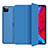 Leather Case Stands Flip Cover L10 Holder for Apple iPad Pro 11 (2021) Blue