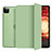 Leather Case Stands Flip Cover L10 Holder for Apple iPad Pro 12.9 (2021) Matcha Green