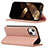 Leather Case Stands Flip Cover L10 Holder for Apple iPhone 15