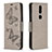 Leather Case Stands Flip Cover L10 Holder for Nokia 2.4 Gray