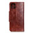 Leather Case Stands Flip Cover L10 Holder for Samsung Galaxy A71 4G A715 Brown