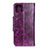 Leather Case Stands Flip Cover L10 Holder for Samsung Galaxy A71 4G A715 Purple