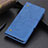 Leather Case Stands Flip Cover L10 Holder for Samsung Galaxy S20 FE 2022 5G Blue