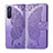 Leather Case Stands Flip Cover L10 Holder for Sony Xperia 5 II Clove Purple