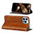 Leather Case Stands Flip Cover L11 Holder for Apple iPhone 15 Pro Max