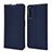 Leather Case Stands Flip Cover L11 Holder for Huawei Y9s Blue