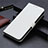 Leather Case Stands Flip Cover L11 Holder for Realme X7 Pro 5G White