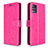 Leather Case Stands Flip Cover L11 Holder for Samsung Galaxy A51 5G Hot Pink