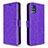 Leather Case Stands Flip Cover L11 Holder for Samsung Galaxy A51 5G Purple