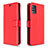 Leather Case Stands Flip Cover L11 Holder for Samsung Galaxy A51 5G Red