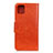 Leather Case Stands Flip Cover L11 Holder for Samsung Galaxy A71 4G A715 Orange