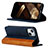 Leather Case Stands Flip Cover L12 Holder for Apple iPhone 15