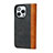 Leather Case Stands Flip Cover L12 Holder for Apple iPhone 15 Pro Max