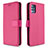 Leather Case Stands Flip Cover L12 Holder for Samsung Galaxy A51 5G Hot Pink