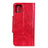 Leather Case Stands Flip Cover L12 Holder for Samsung Galaxy A71 4G A715 Red