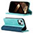 Leather Case Stands Flip Cover L13 Holder for Apple iPhone 15