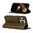 Leather Case Stands Flip Cover L14 Holder for Apple iPhone 14 Pro