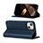 Leather Case Stands Flip Cover L14 Holder for Apple iPhone 15