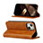 Leather Case Stands Flip Cover L14 Holder for Apple iPhone 15