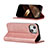 Leather Case Stands Flip Cover L14 Holder for Apple iPhone 15