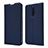 Leather Case Stands Flip Cover L14 Holder for Xiaomi Redmi 8 Blue