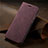 Leather Case Stands Flip Cover L15 Holder for Samsung Galaxy A71 4G A715 Red Wine