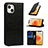 Leather Case Stands Flip Cover L17 Holder for Apple iPhone 13