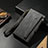 Leather Case Stands Flip Cover L17 Holder for Apple iPhone 13 Pro Black