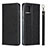 Leather Case Stands Flip Cover L18 Holder for Samsung Galaxy A51 5G Black