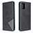 Leather Case Stands Flip Cover L18 Holder for Samsung Galaxy A71 4G A715 Black