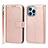 Leather Case Stands Flip Cover L19 Holder for Apple iPhone 14 Pro