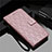 Leather Case Stands Flip Cover L19 Holder for Samsung Galaxy A51 5G Rose Gold