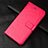 Leather Case Stands Flip Cover L20 Holder for Huawei Honor 30S Hot Pink