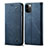 Leather Case Stands Flip Cover L22 Holder for Apple iPhone 13 Pro Blue