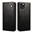 Leather Case Stands Flip Cover L23 Holder for Apple iPhone 16 Pro Max Brown