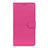 Leather Case Stands Flip Cover L24 Holder for Realme C11 Hot Pink