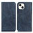 Leather Case Stands Flip Cover L26 Holder for Apple iPhone 13 Blue