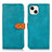 Leather Case Stands Flip Cover L29 Holder for Apple iPhone 13 Blue