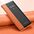 Leather Case Stands Flip Cover M01 Holder for Apple iPhone 15 Orange