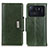 Leather Case Stands Flip Cover M01L Holder for Xiaomi Mi 11 Ultra 5G Green