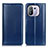 Leather Case Stands Flip Cover M05L Holder for Xiaomi Mi 11 Pro 5G Blue