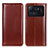 Leather Case Stands Flip Cover M05L Holder for Xiaomi Mi 11 Ultra 5G Brown