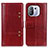 Leather Case Stands Flip Cover M06L Holder for Xiaomi Mi 11 Pro 5G Red