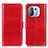 Leather Case Stands Flip Cover M07L Holder for Xiaomi Mi 11 Pro 5G Red